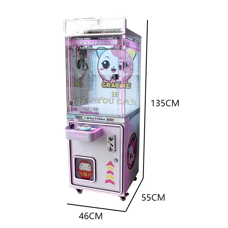 

CE certification for new commercial coin/bill mini claw crane