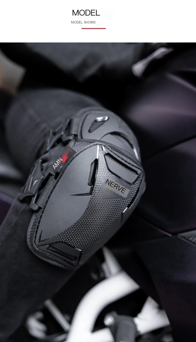 NERVE Motorrad Knieschützer Motocross Wachen Schutz CE2 Level Off-Road Racing Reiten Knieschützer MTB Moto Joelheira Sicherheitsschützer – Detail 9
