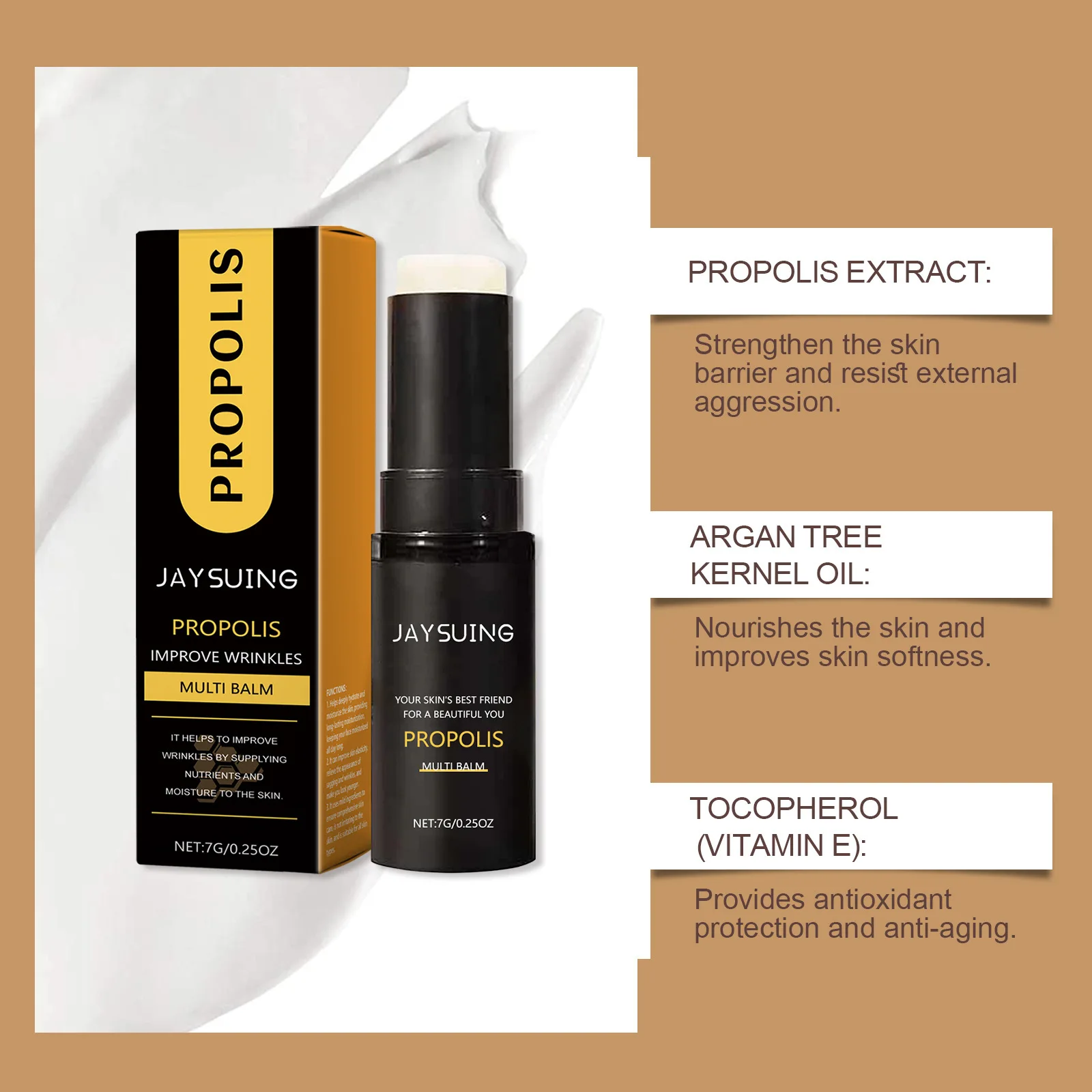 Propolis Firming Moisturizer Skin Anti-Wrinkle Moisturizer Rejuvenating Facial Moisturizer stick