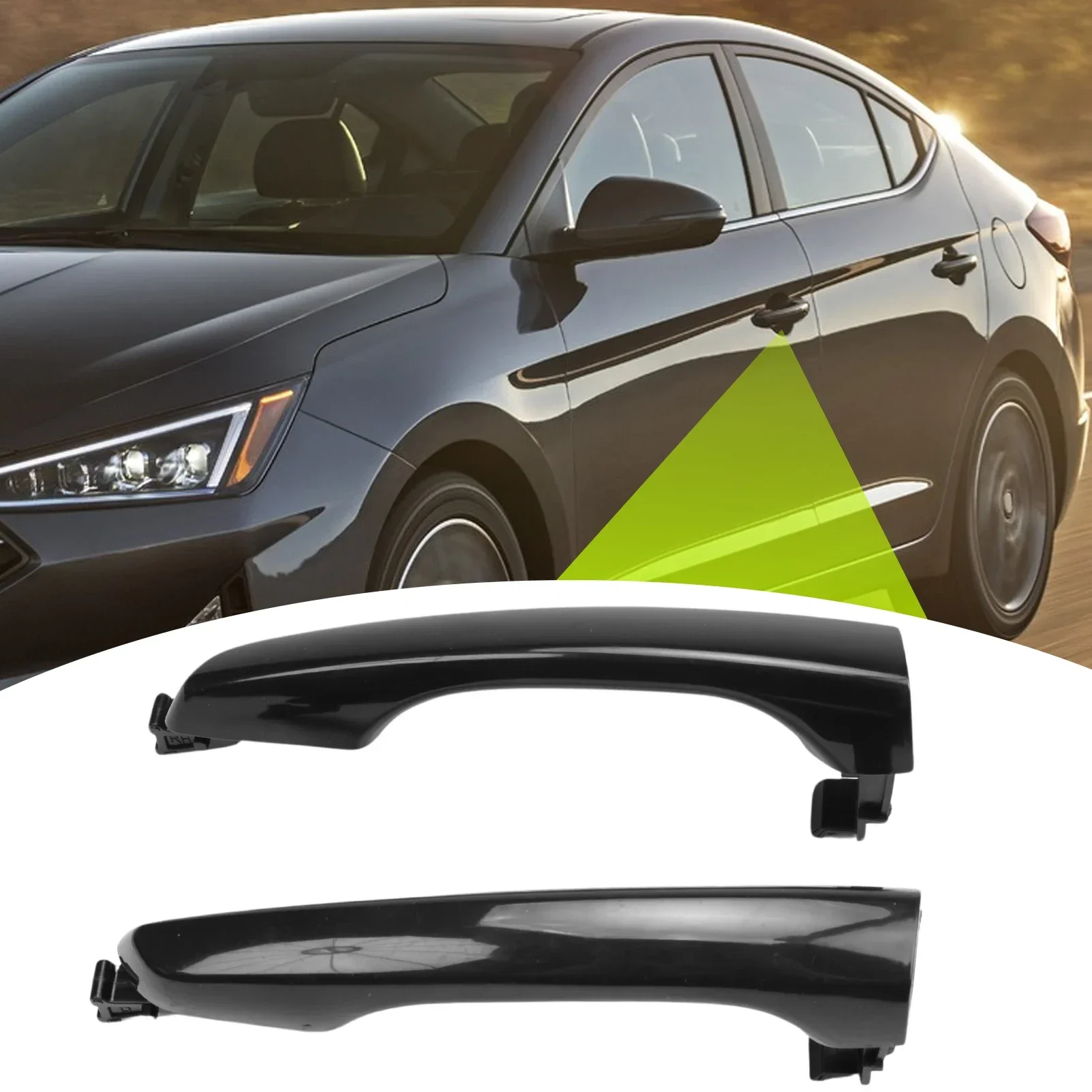 

82651-F0010 4 PCS Exterior Door Handles for 2017-2020 Hyundai Elantra 82651-F2020