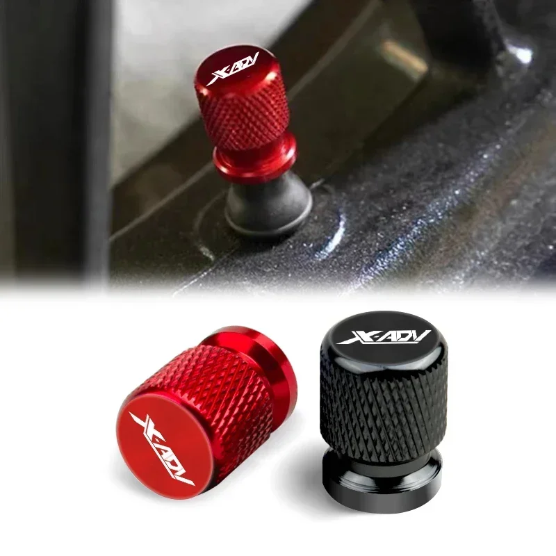 2 pièces accessoires moto pour Honda XADV X ADV X-ADV 750 2018-2023 toute l'année métal opathie Valve Air Port Stem Cover Caps