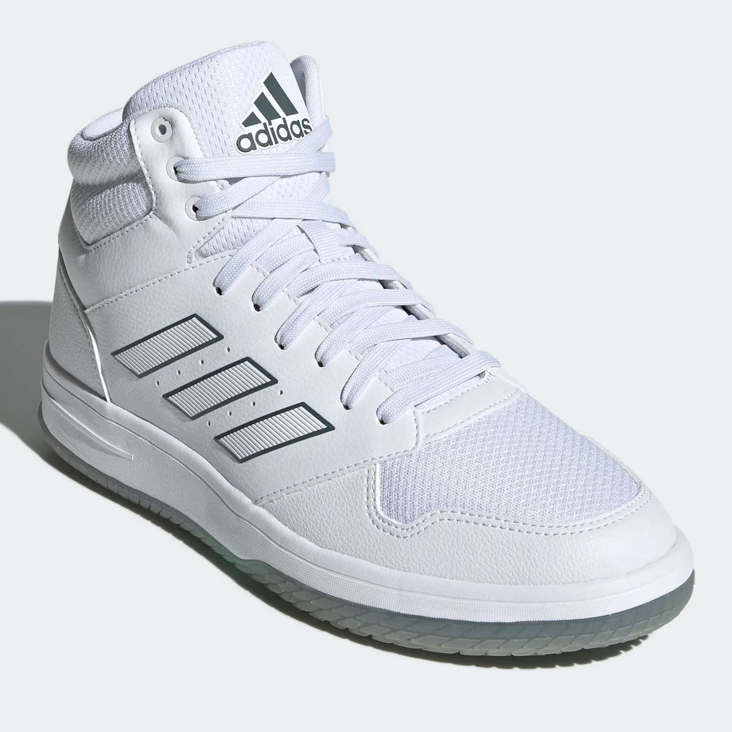 

Adidas genuine season new men's high top board shoes practical basketball shoes FY6000
