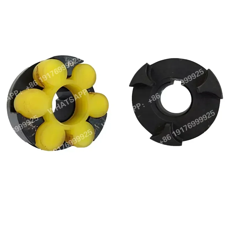 Flexible Steel Rubber Elastic Spiders Coupling for Industrial Motor Spindle Drive with High Stability