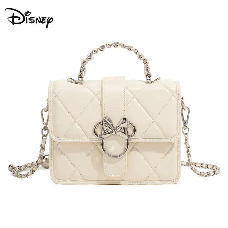 

Disney Minnie New Women's Handbag Fashion High Quality Girls Daily Storage Small Bag Solid Color Versatile Girls Crossbody Bag