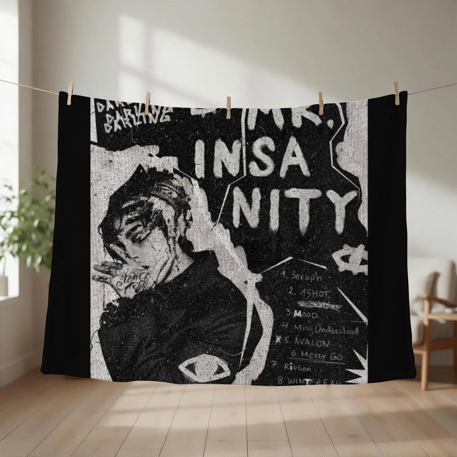 DPR IAN mito abs tattoos poster kpop dream perfect regime Throw Blanket couch cozy soft plush fuzzy picnic outdoor blanket