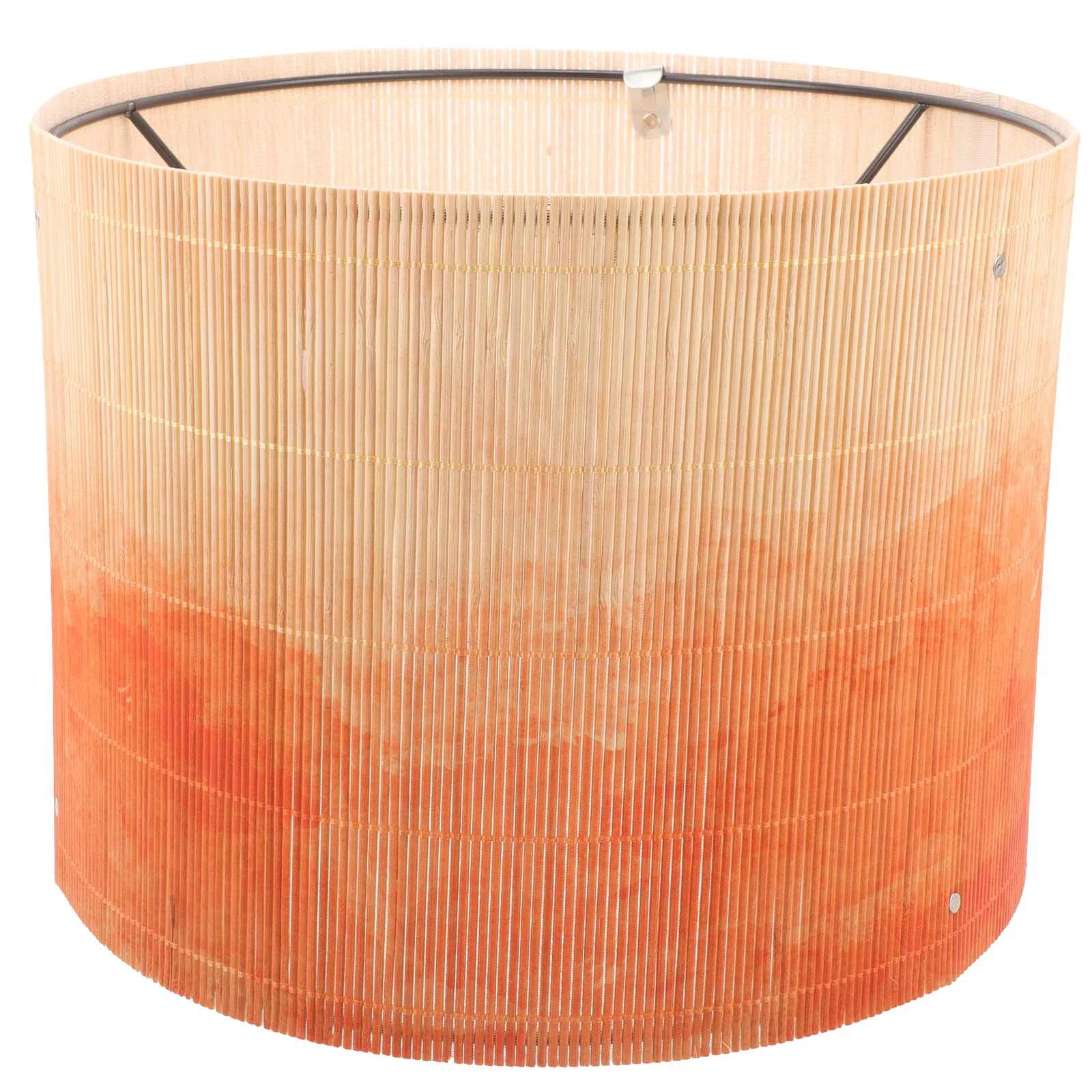 

Power Cable European Watercolor Lampshade Orange Light Bulbs Coloured Bamboo Chandelier