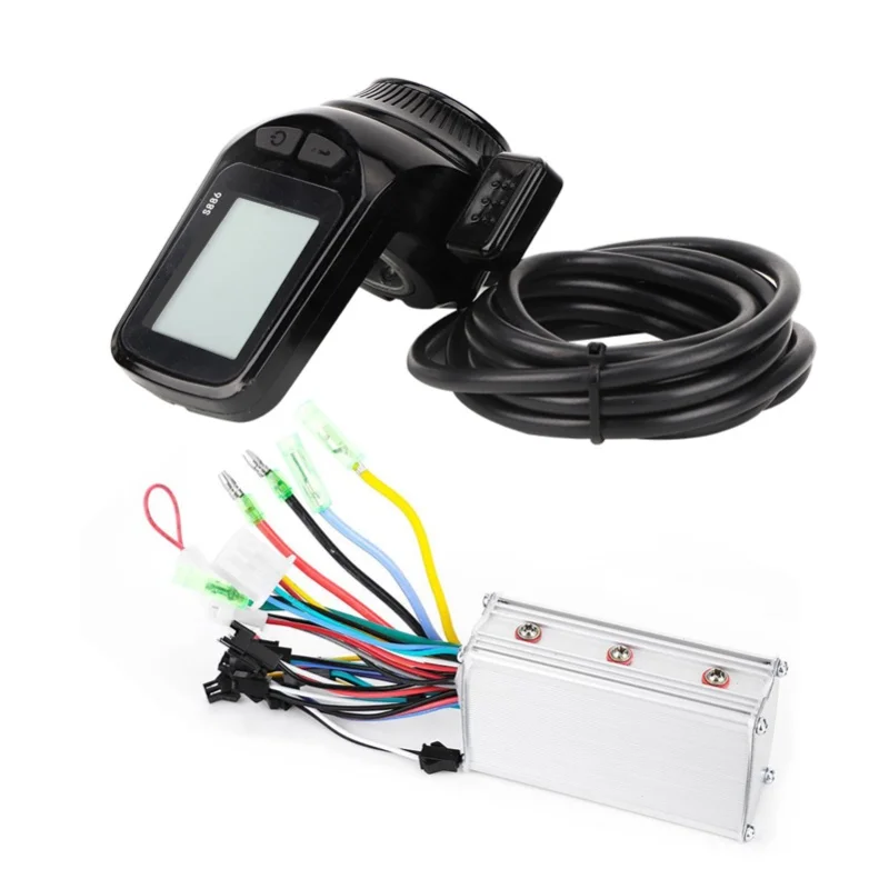 

Electric Bicycle Electric Scooter Brushless Controller LCD Display Panel Dial Instrument36V