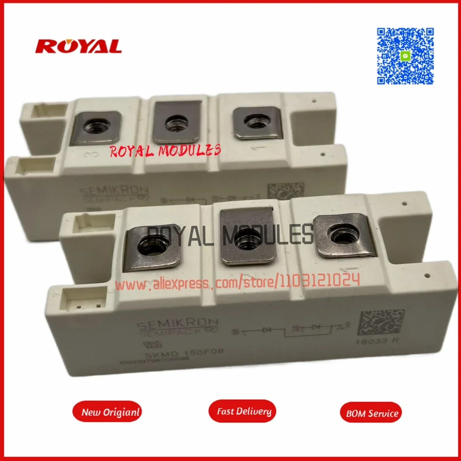 SKMD251F02 SKMD150F02 SKMD150F08 12 nuevo módulo original