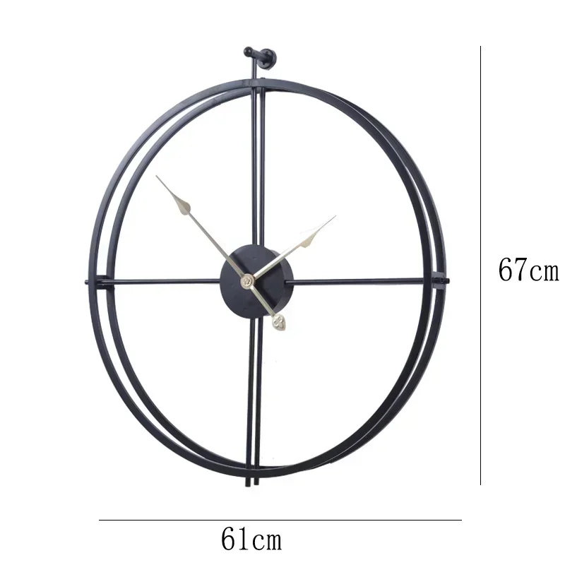55cm Large Silent Wall Clock Modern Design Clocks For Home Decor Office European Style Hanging Wall Watch Clocks