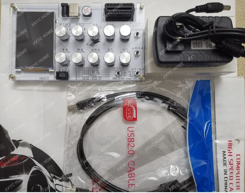 Automotive ECU emulator /ELM327 development test/J1939/vehicle to everything /OBD emulator /CAN customization