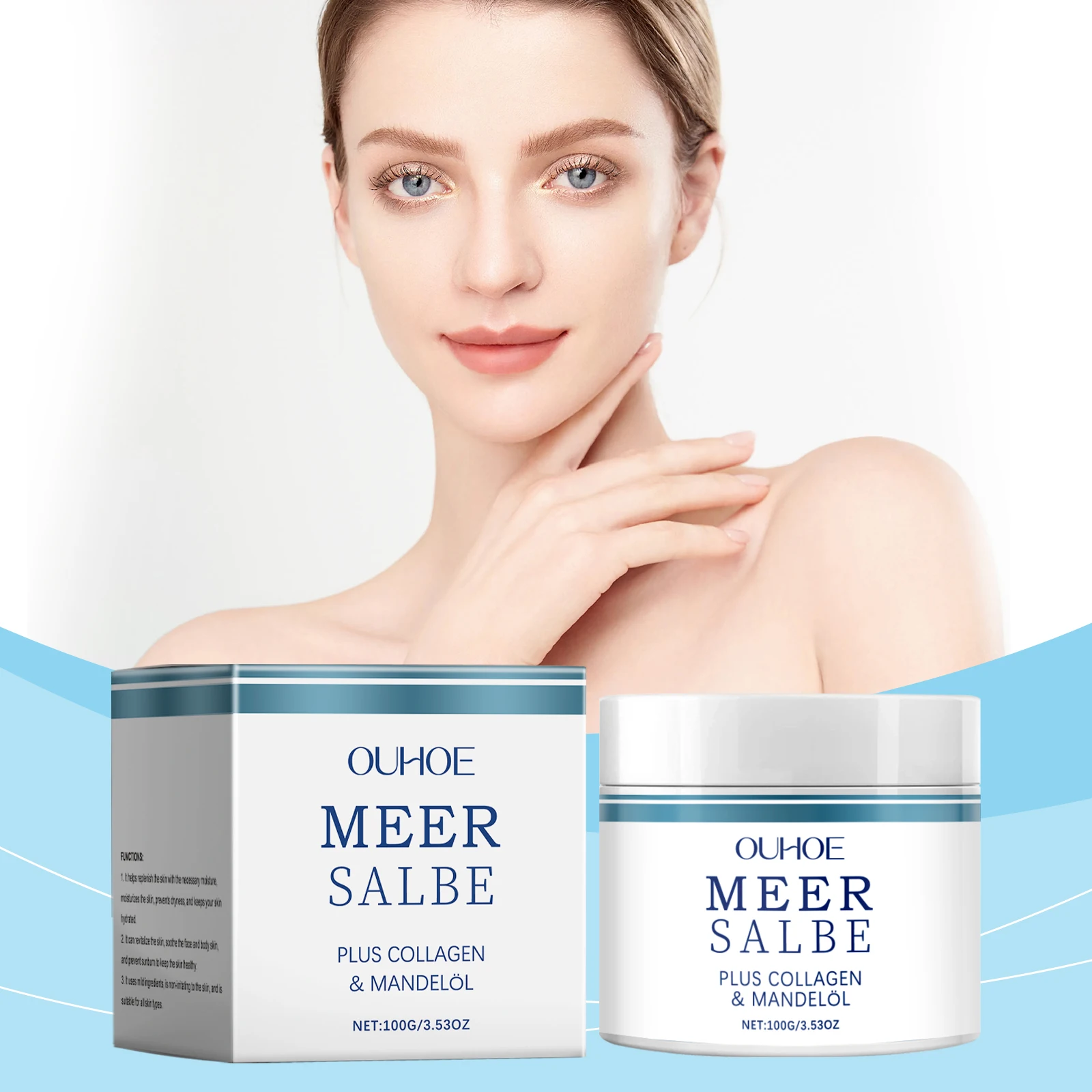 Nourishing Hydrating Cream - Moisturizing Gentle Hydration, Soft Tender Facial Care