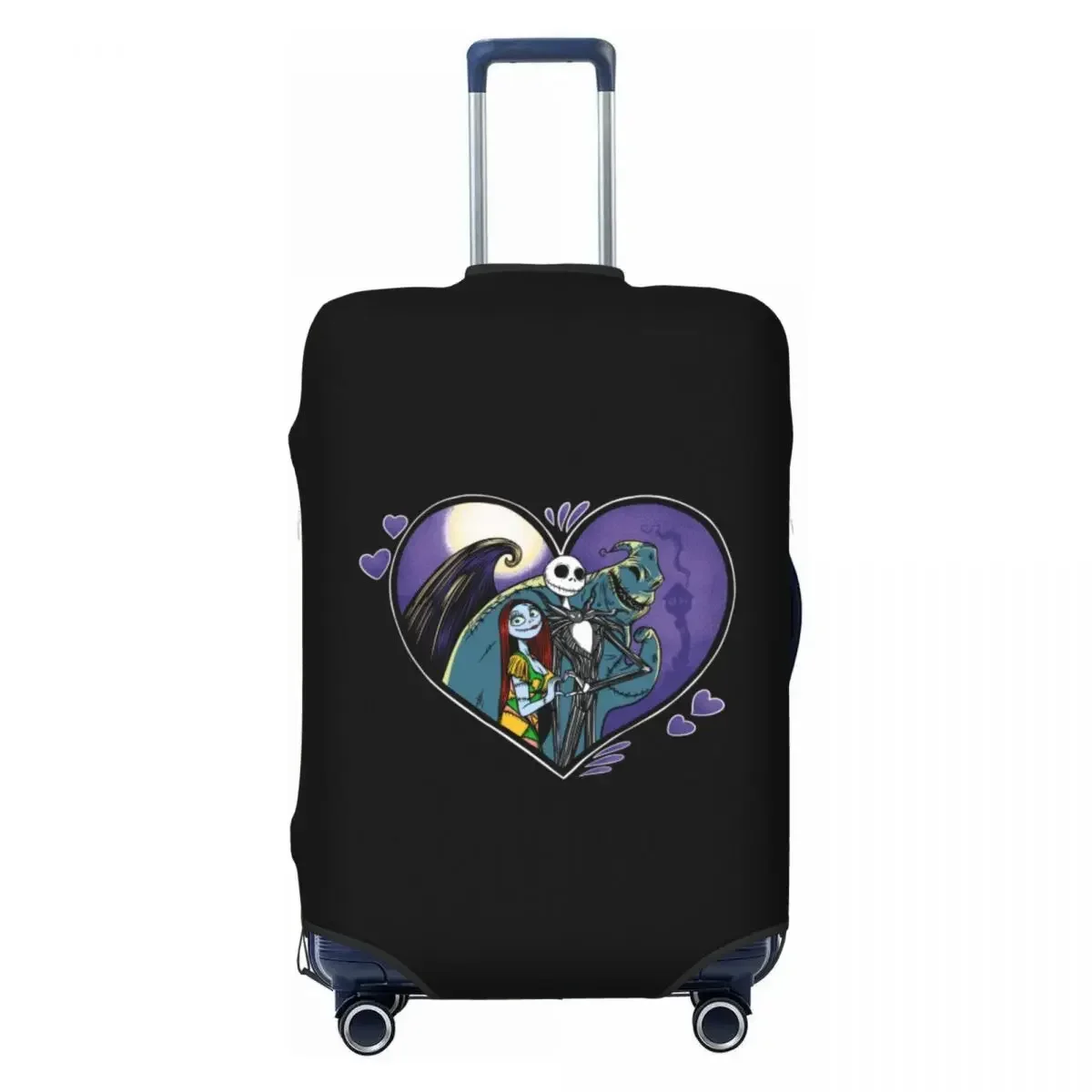 Custom  Luggage Cover Elastic Jack Skullington Travel Suitcase Protective Covers Fits 18-32 Inch