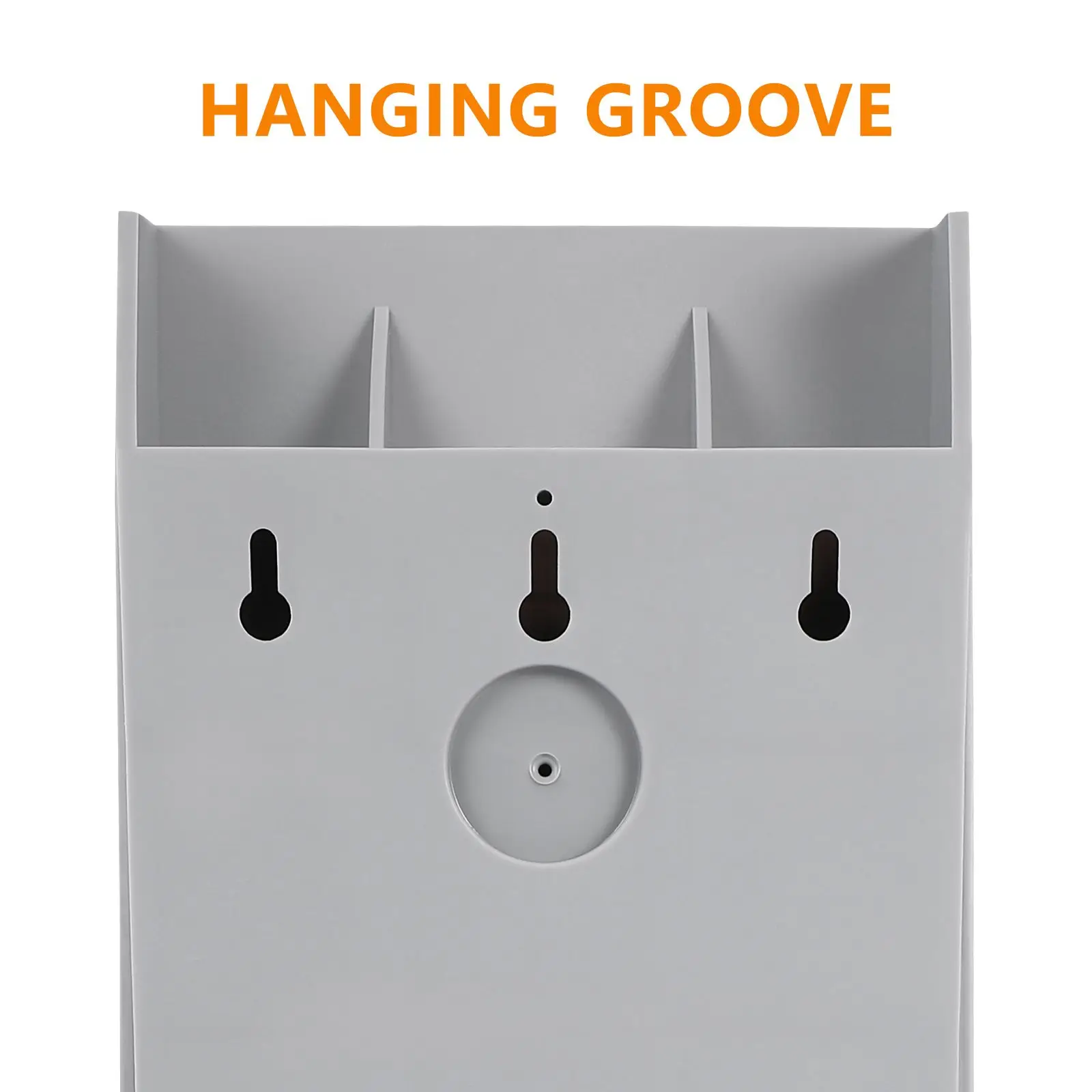 Material Card Rack 5 Positions Plastic Holder Organizer Wall Mountable Storage Shelf For Warehouse Office Use