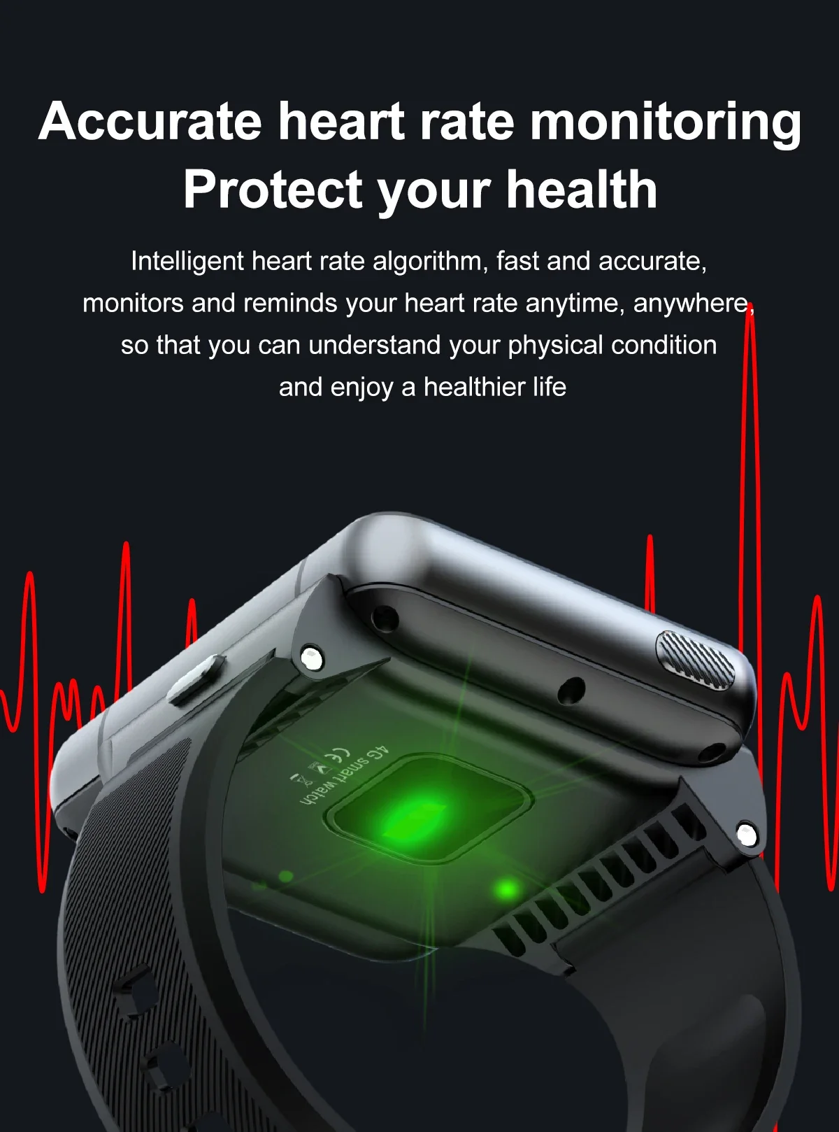 S999 Fashionable Trendy New Large Screen GPS Waterproof Sports Smartwatch