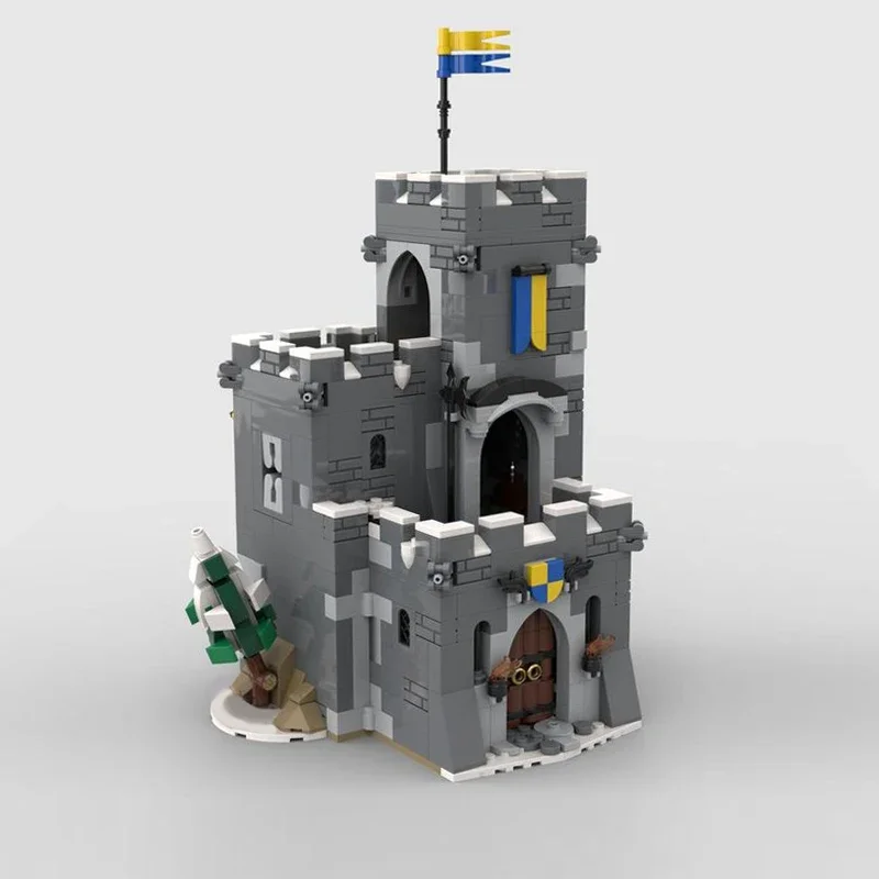 medieval mountain tower castle bricks outpost watch tower military blocks modular medieval military moc bricks castle gift