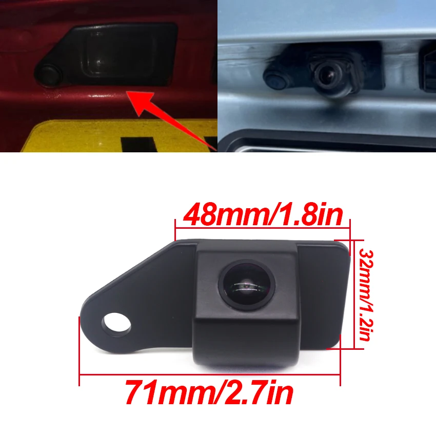 Special car Fish Eyes Night Vision Waterproof Car Reversing Back Up Camera CCD HD For Mitsubishi Outlander Sport 2010~2019 2020