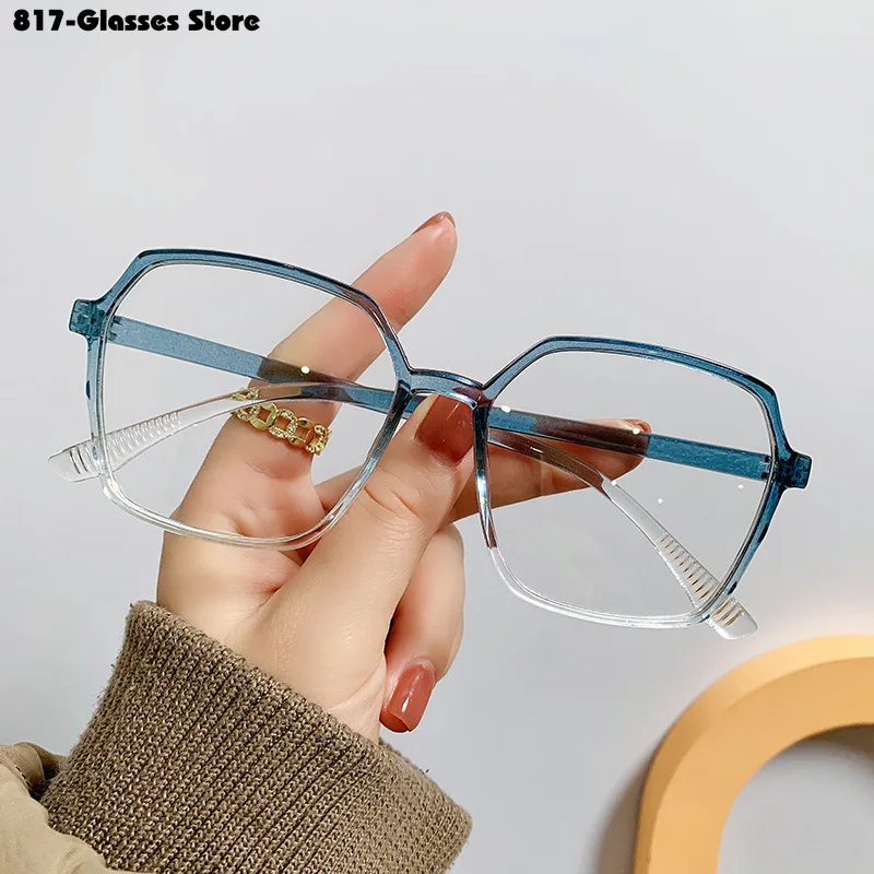 Anti Blue Light Glasses Computer Glasses Fashion Male and Female Large Frame