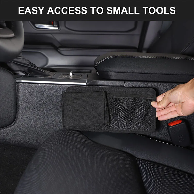 

For Toyota Cruiser Prado 2024+ Car Center Console Seat Side Storage Box Organizer Bag Interior Accessories ​Automotive 2PCS