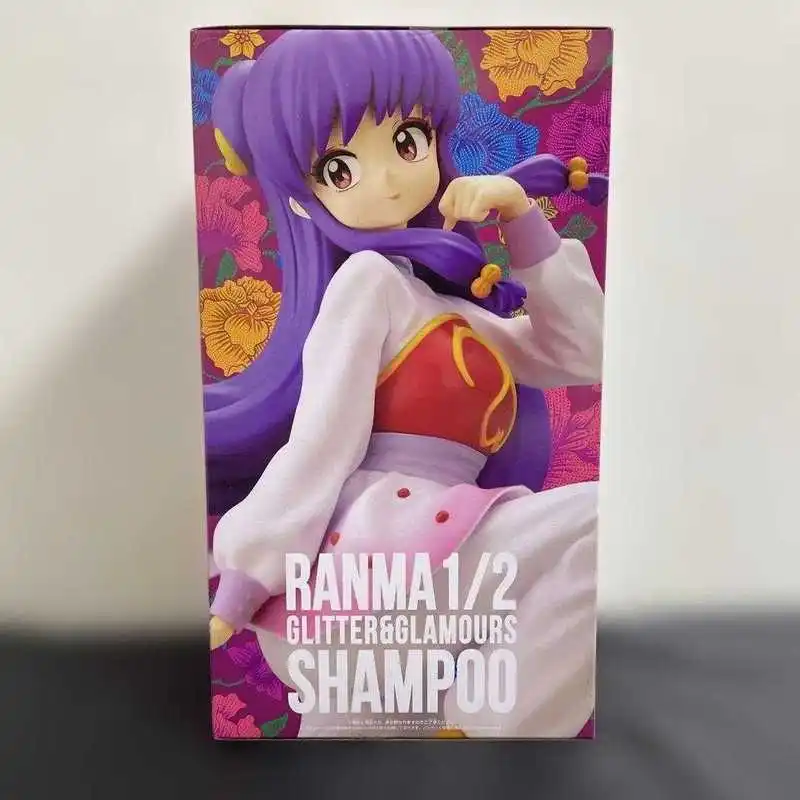 오리지널 BANPRESTO GLITTER&GLAMOURS 란마 1/2 샴푸 피규어 애니메이션 모델 장난감