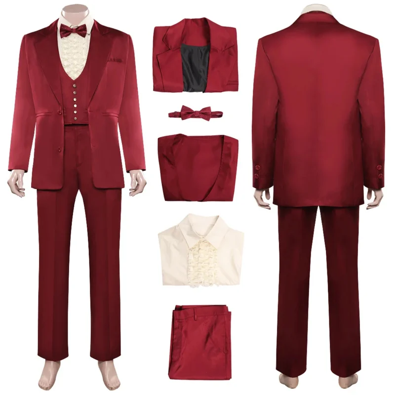 Bear's Den Betelgeuse แฟนตาซีสีดําสีขาวแนวตั้งลายชุดคอสเพลย์น้ําผลไม้เครื่องแต่งกายปลอมตัวผู้ใหญ่ผู้ชายใหม่ 2025