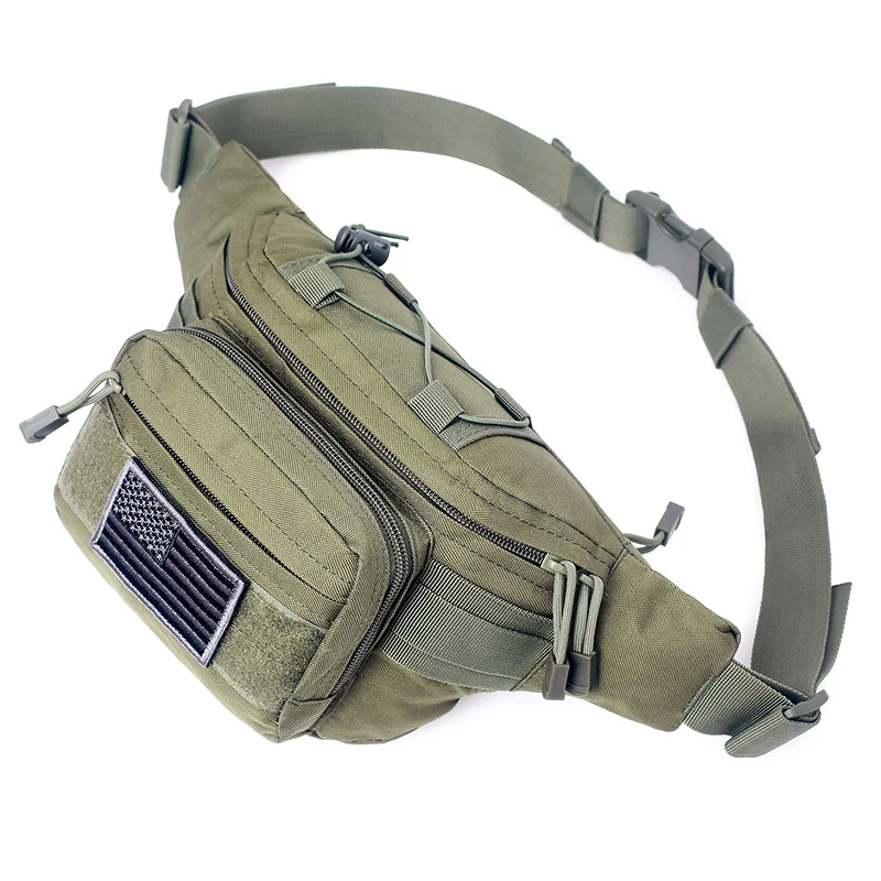 Best Price Wholesale Men Tool Bag Waterproof Tactical Waist Green Tactical Waist Bag