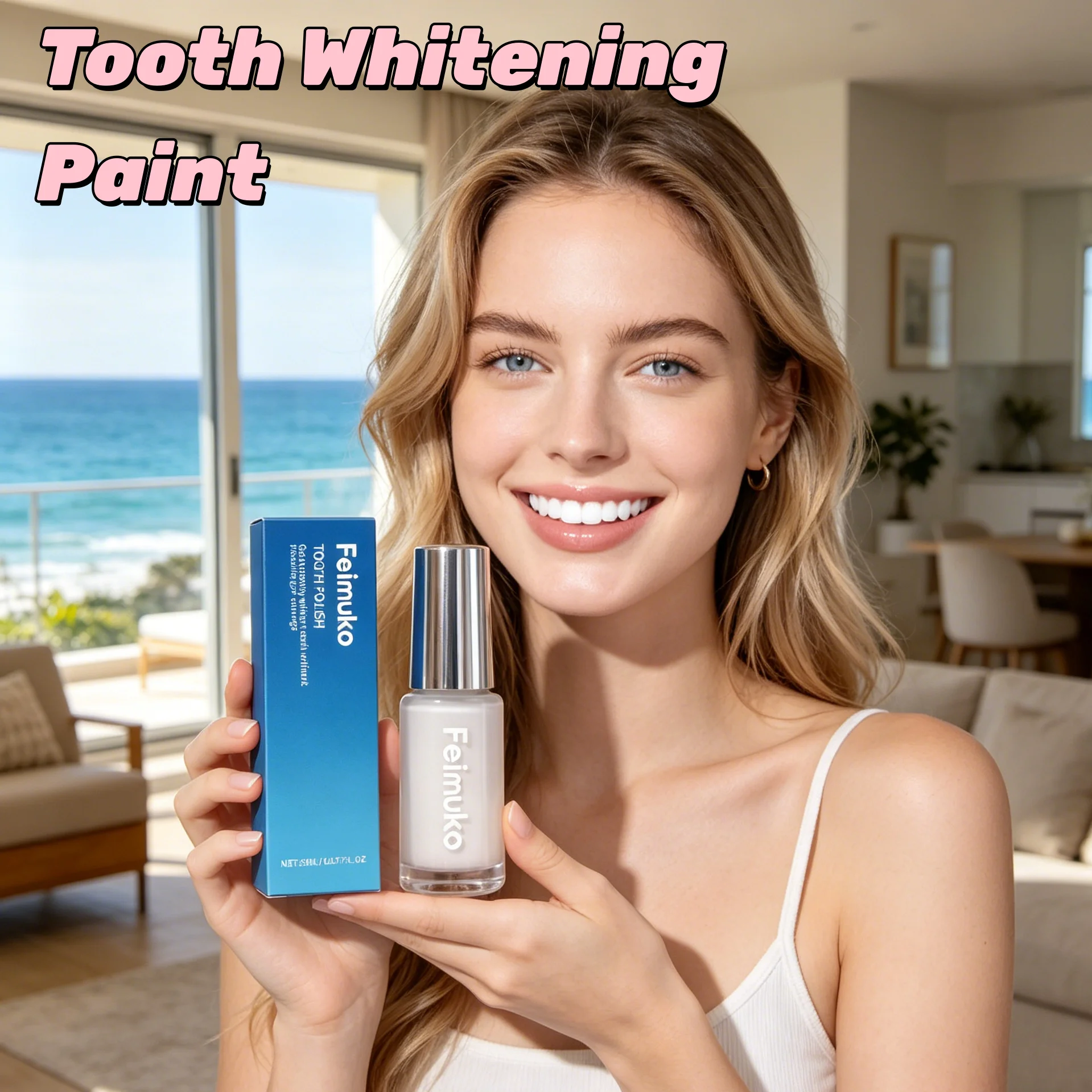 Instant Teeth Whitening Paint No Sensitivity Remove Coffee Smoke Stains Long Lasting Oral Care Tooth Polish