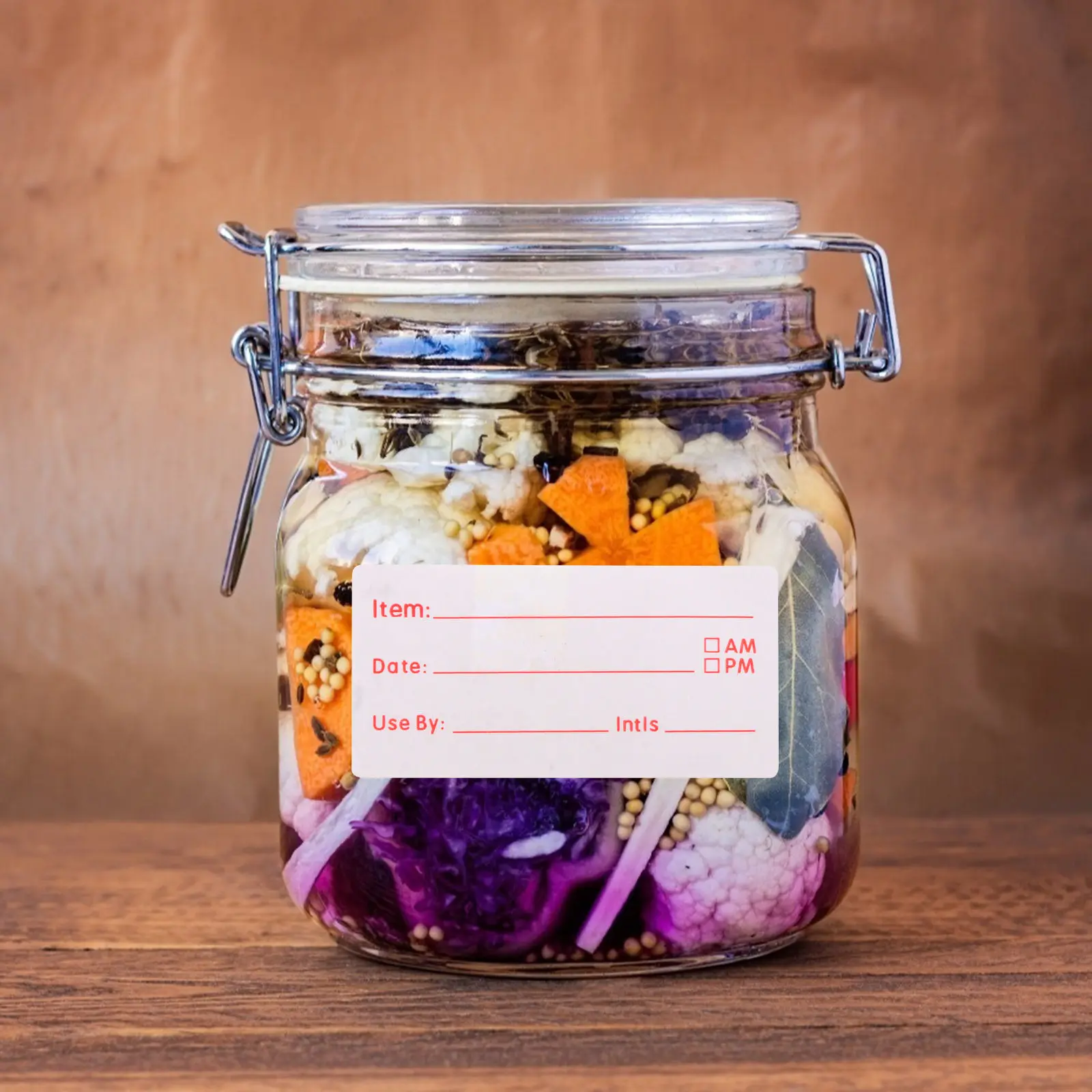 

500Pcs Food Record Date Stickers Writable Kitchen Label No Tape Food Classified Marked Label Home Adhesive DIY Storage Stickers