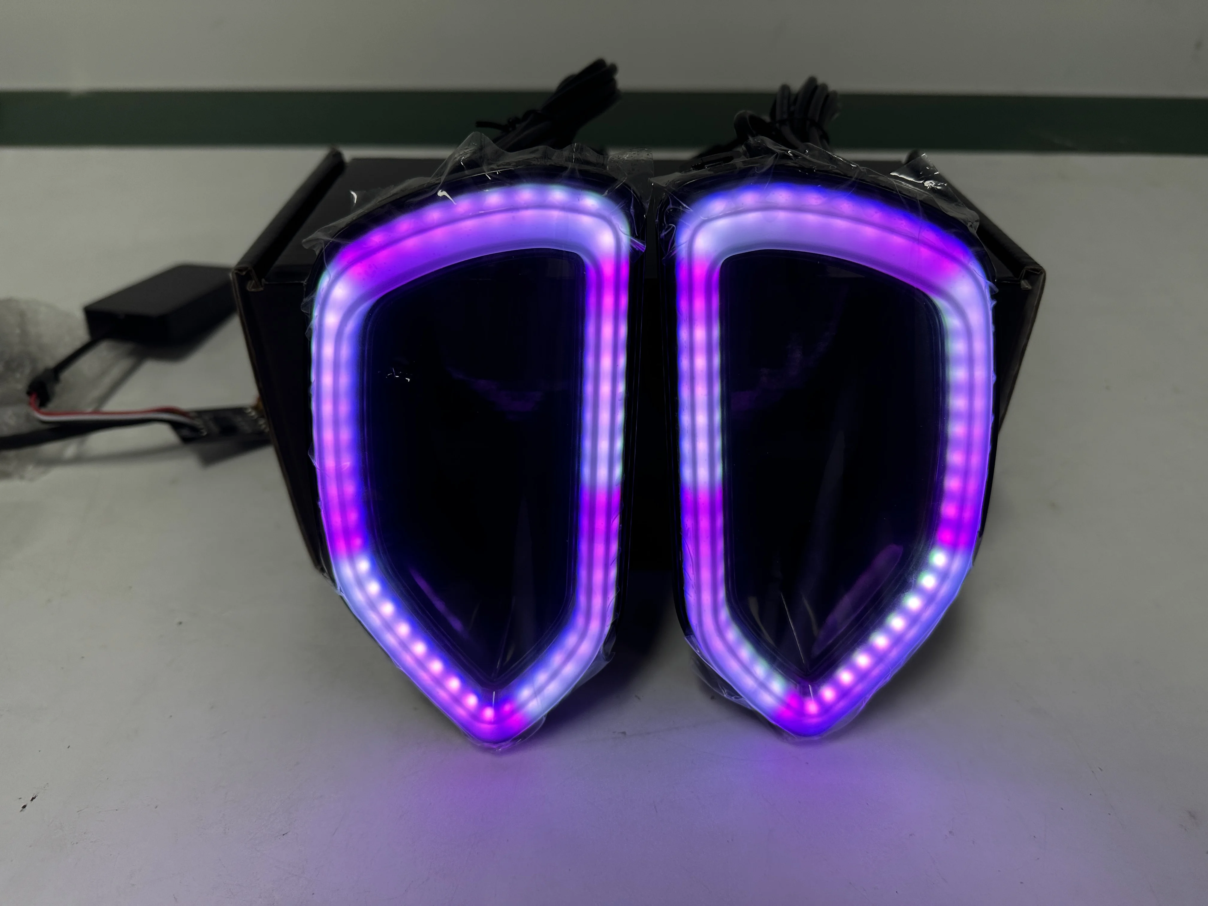 APP Control Controller SK6812 RGBW Waterproof Snorkel Halos for 2019+ for Dodge Charger Model Charger Condition New