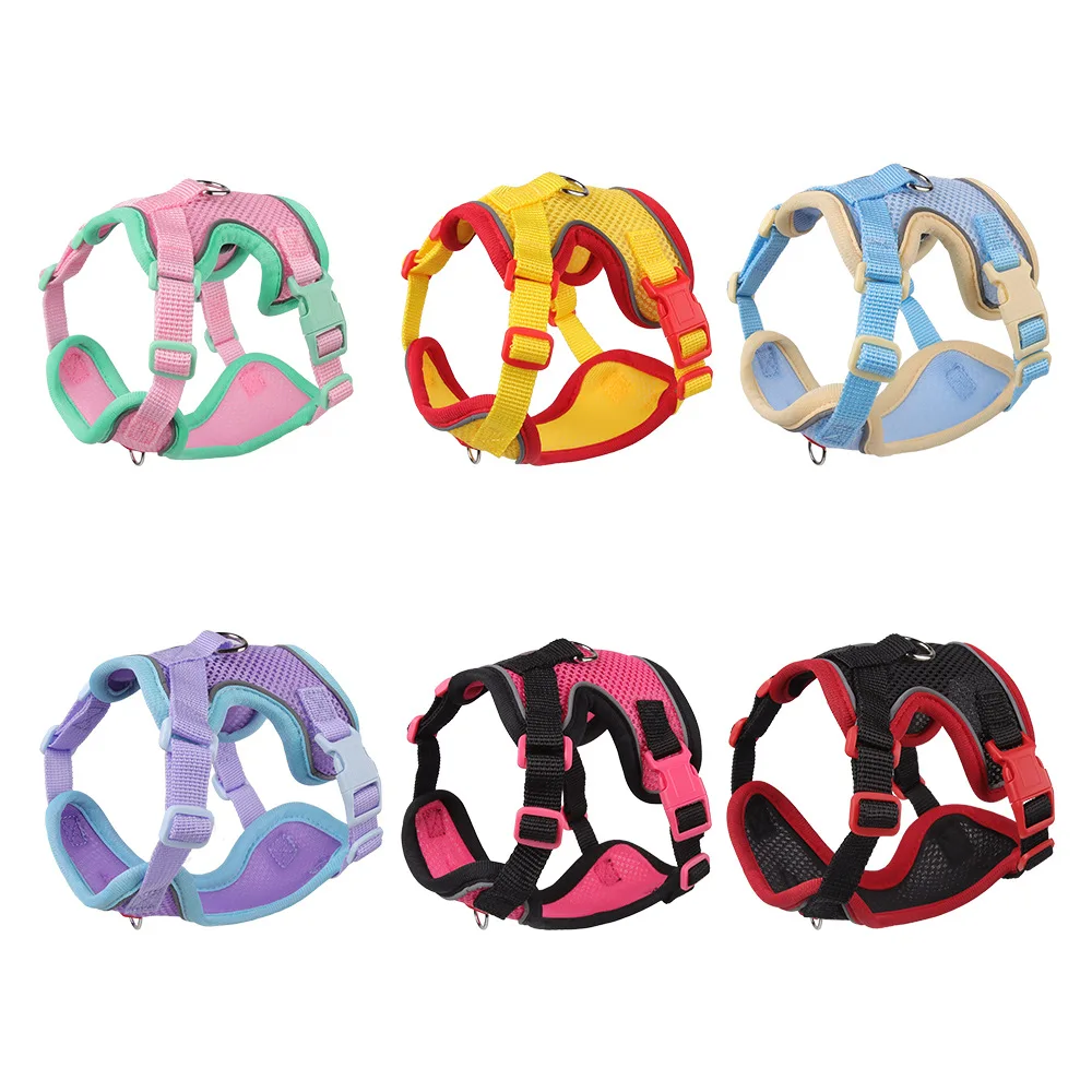 Dog Leash Manufacturers Wholesale Foreign Trade Pet Chest Strap Vest Type Dog Chest Strap Pet Accessories Dog Clothes