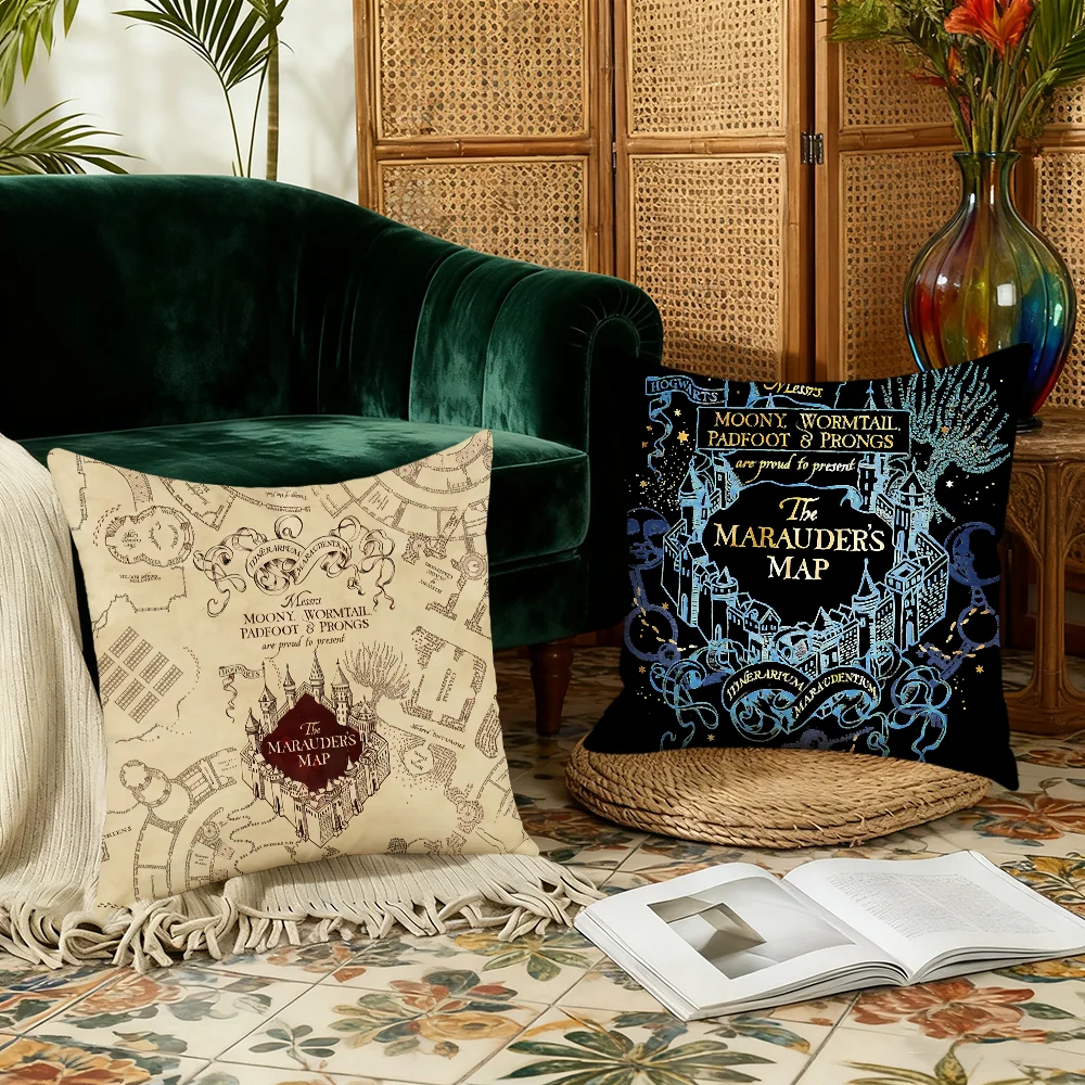 H-harry P-potter cushion cover Bedroom Sofa Decorative home Car portable Cushion Cover With Zipper Soft pillowcase - view 4
