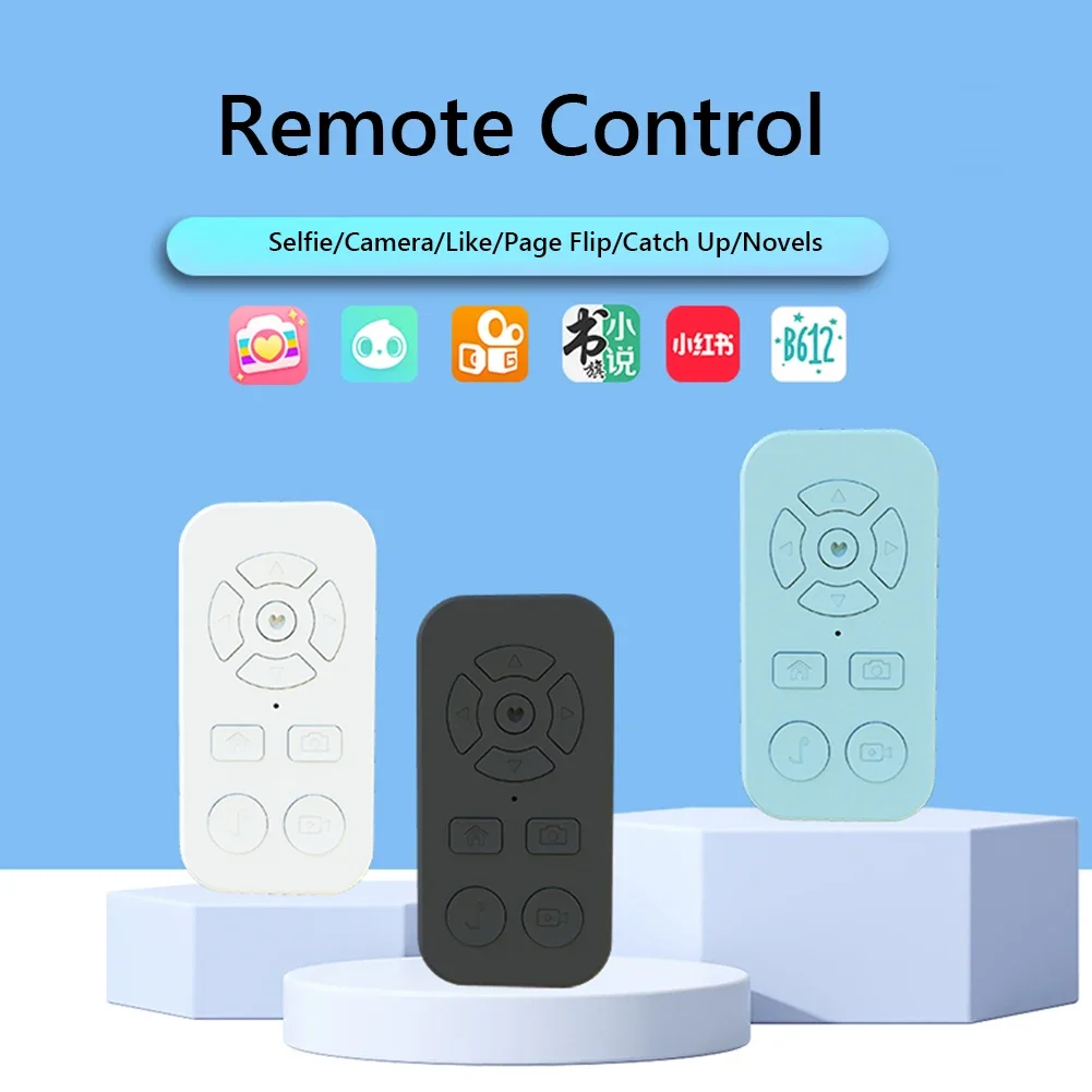 Wireless Bluetooth Mobile Selfie Lazy Instant Music Video Remote Control Mobile Phone Bluetooth Controller For Xiaomi iPhone