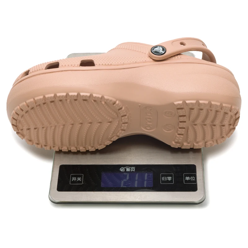 Crocs (Crocs) Men's and Women's Shoes Classic Cloud Clog Hole Shoes Thick-Soled Sandals Outdoor Beach Shoes Slippers 206750-7Af