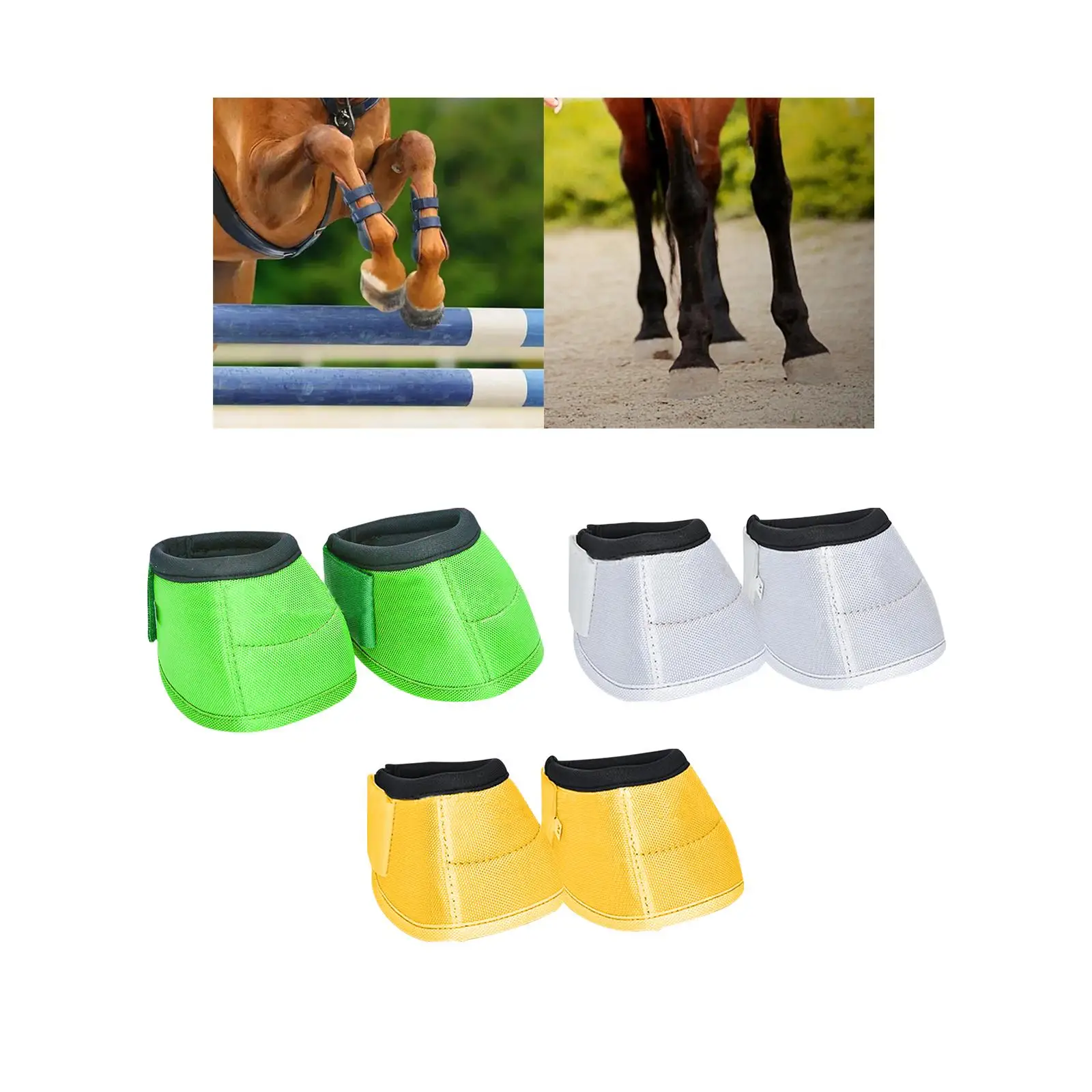 Horse Bell Boots Protective Hoof Boot Hoof Protection for Horse Owners