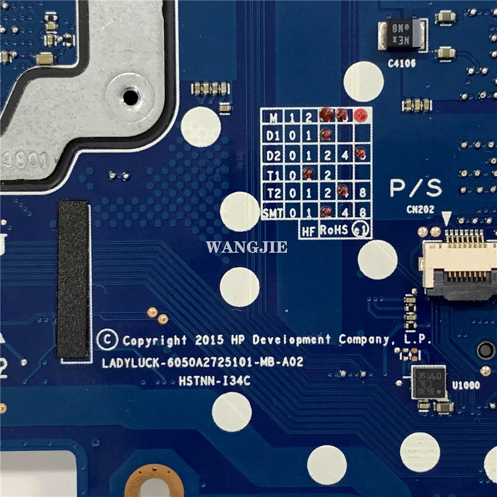 Verwendet Für HP ELITEBOOK 725 G3 Laptop Motherboard 6050A2725101 826628-601 826628-001 CPU:A10-8700 DDR3