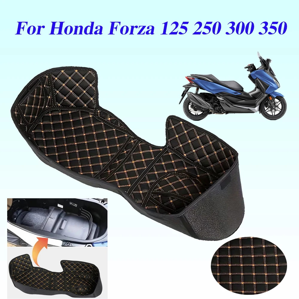 

For Honda Forza 125 250 300 350 NSS ADV350 Seat Cushion Liner Motorcycle Protector Pad Storage Box Mat Leather