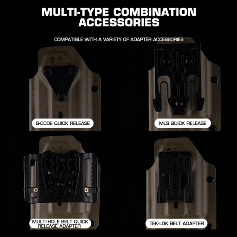 Lightweigh fondina Kydex per SIG P320/.40/M17/M18 fondina per pistola da caccia compatibile X300 torcia tattica fondina softair