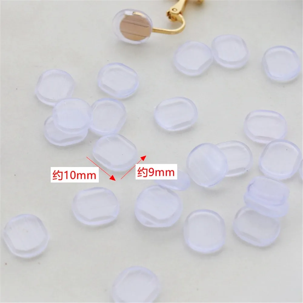 Silicone Ear Clip Anti-Pain Pad, Spiral Shaped Ear Clip Cushion, DIY Material Accessories, Rubber Pad