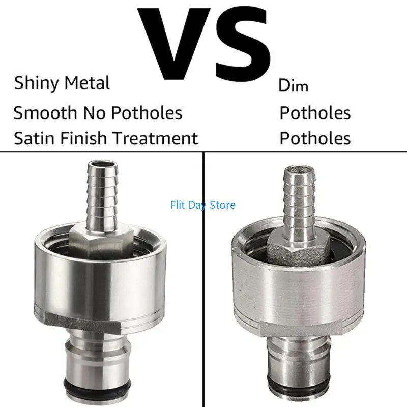 F92C Disconnect Type CO2 Coupling to Carbonate Beer Juice Keg Fitting