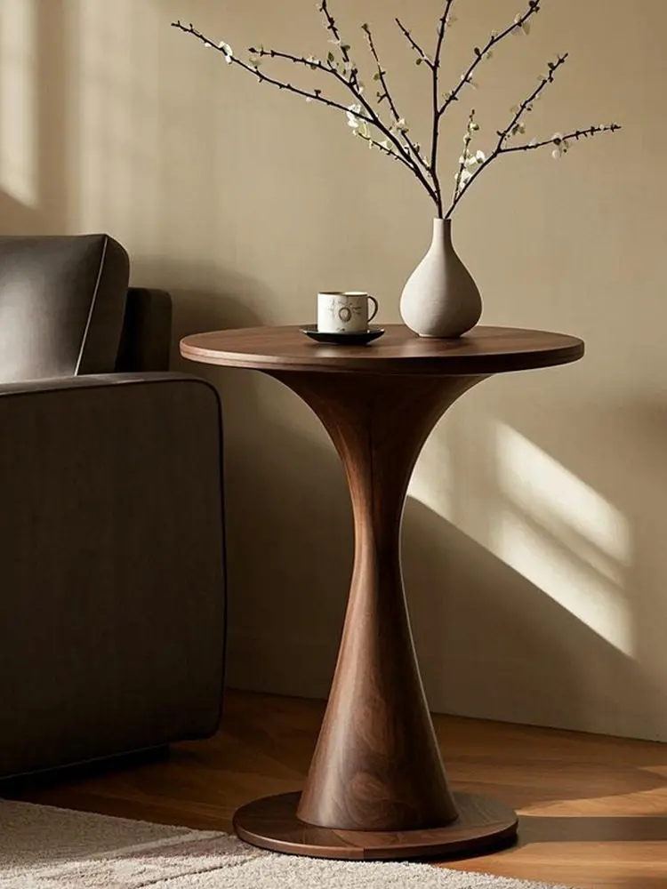 DSA Song's Aesthetics Solid Wood Side Table Living Room Sofa Side Table Small Coffee Table Leisure Balcony Medium Antique
