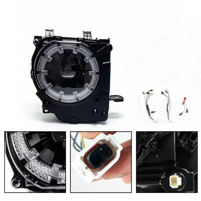 Headlight Conversion Kit for Land Cruiser LC76 2024-2026 Customizable Head Lamp Upgrade Off-Road RGB Lighting