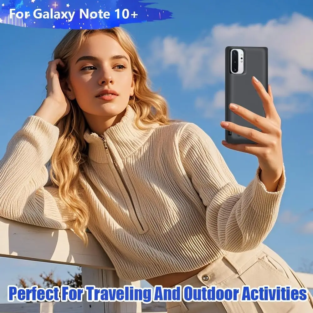 JayoWade Phone New 10000mah Power Case for Samsung Galaxy Note 8 9 10 20 Ultra Note10 Plus + S26 Battery Charger Case Power Bank