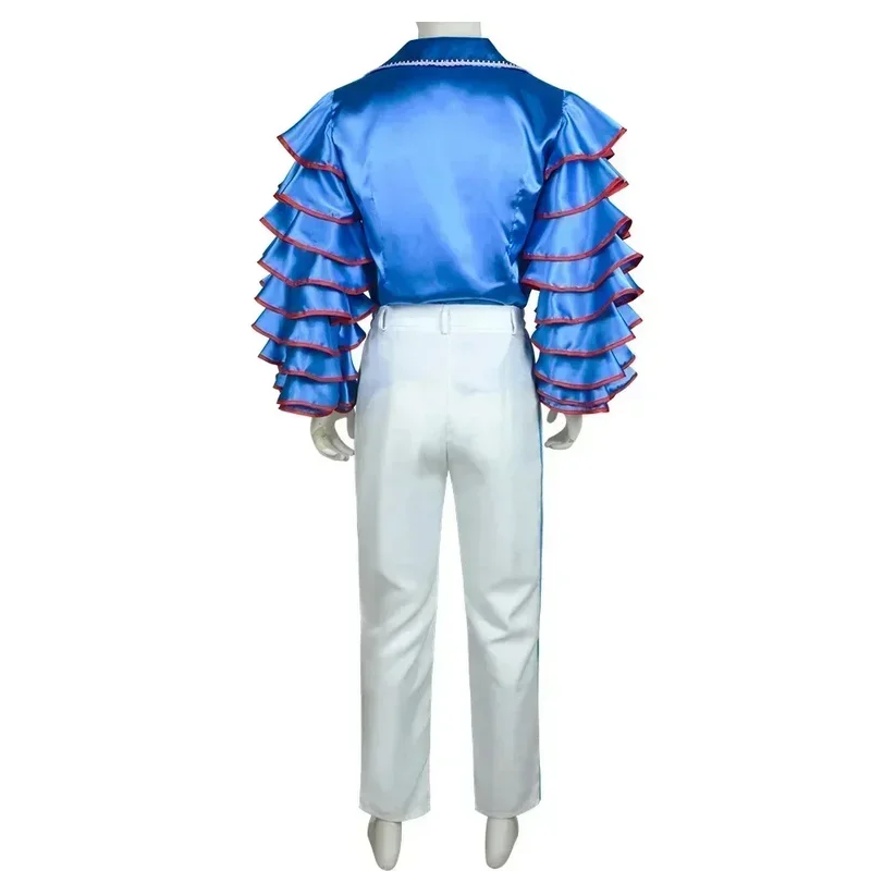 Film La Maschera Jim Carrey Costumi Cosplay Set Abito Giallo per Adulti Unisex Set Uniforme Costume da Festa di Carnevale di Halloween