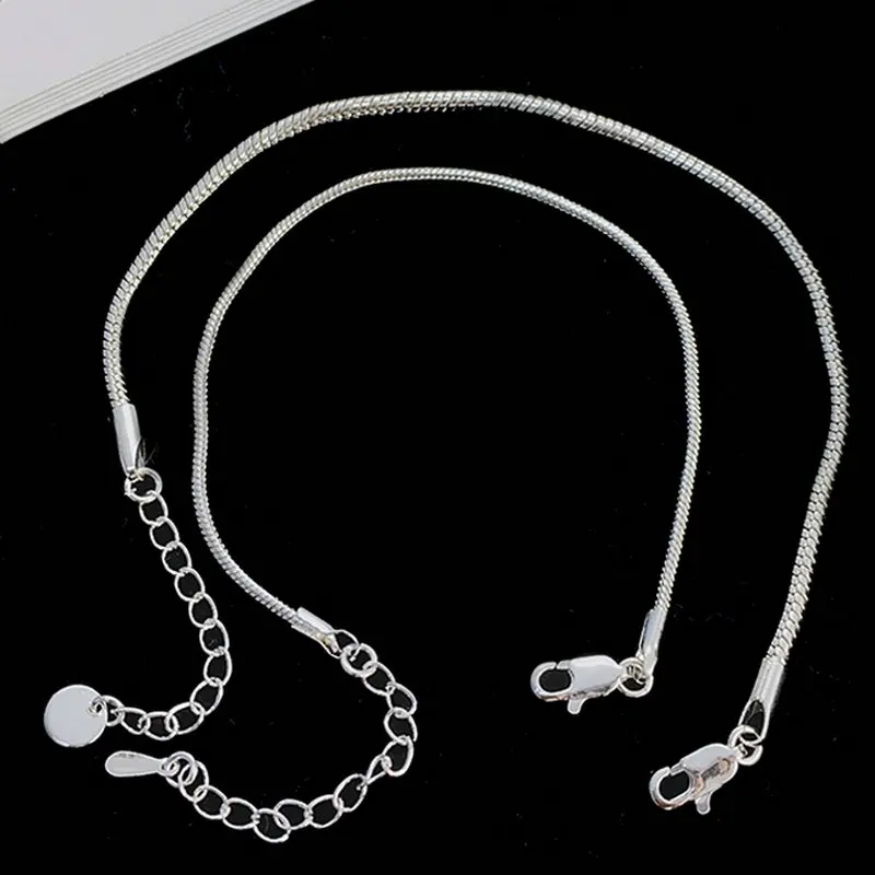 1Pair Fashion Couple Snake Bone Chain Bracelets for Women Men Party Wedding Accessories Jewelry