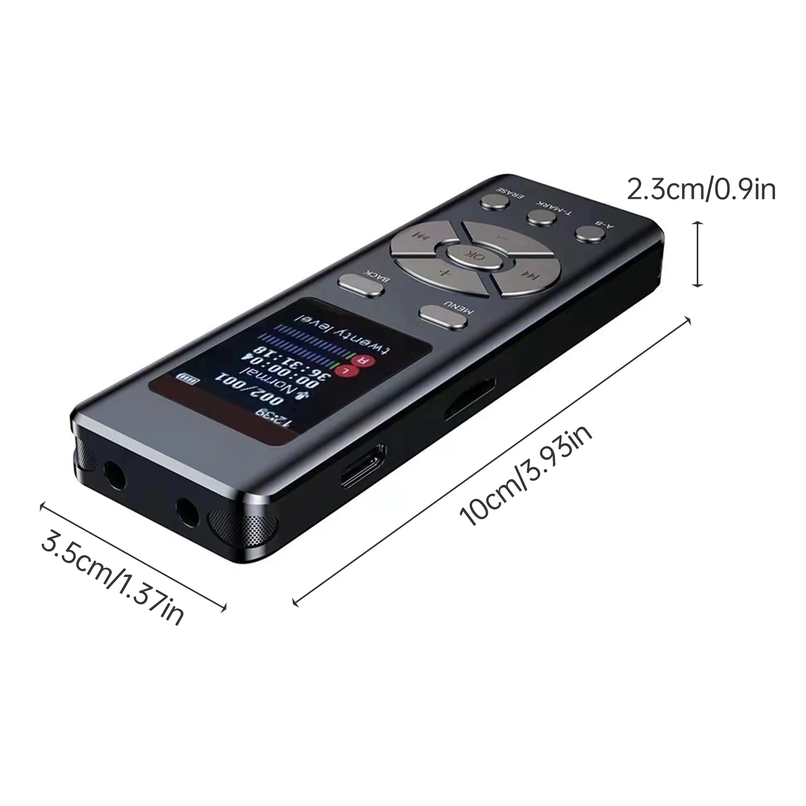 Digital Voice Recorder Mini Voice Recorder Upgraded Small Audio Recorder with MP3&USB for Lectures, Meetings, Interviews
