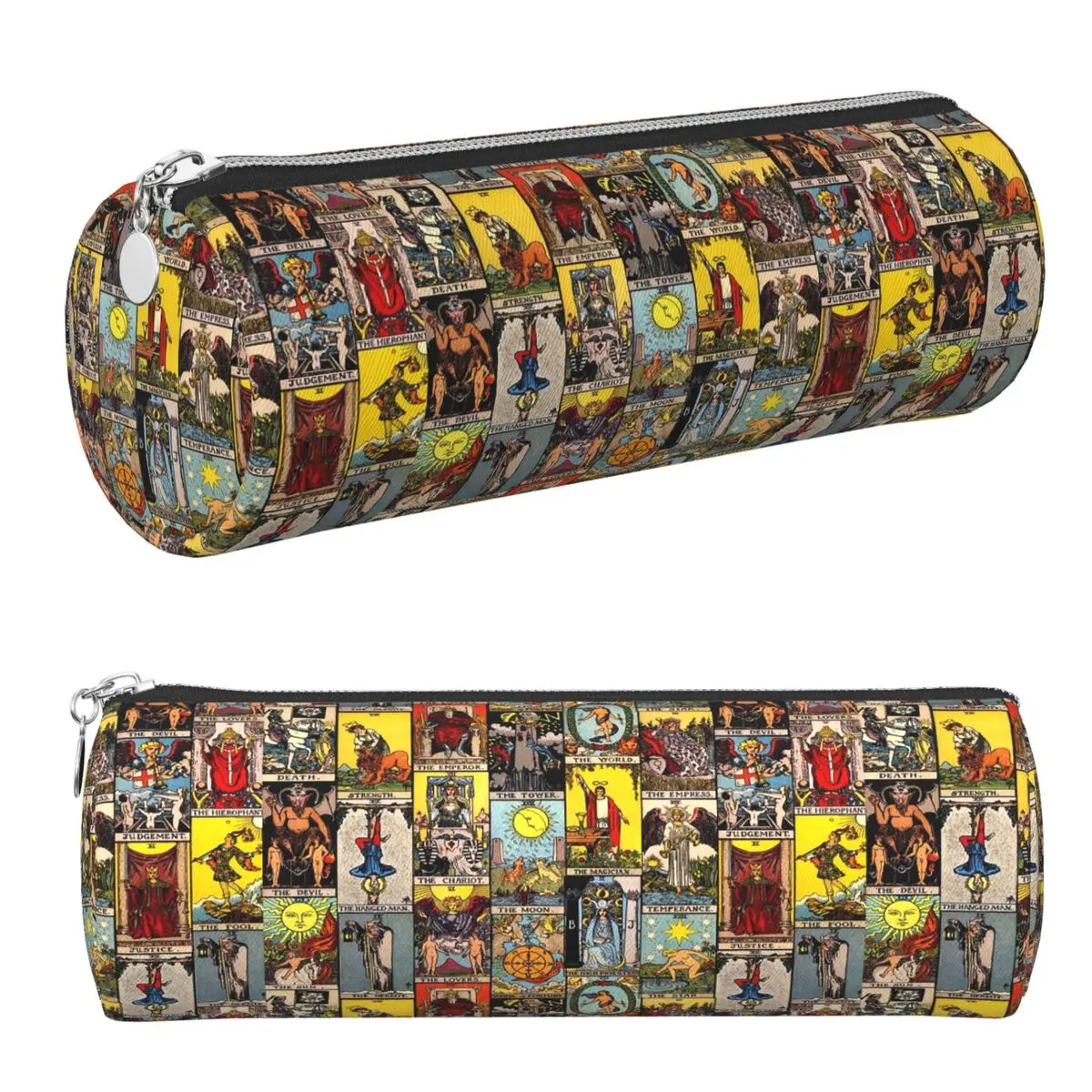 Das Major Arcana Of Tarot Federmäppchen, Stifthalter, zylindrische Stiftbox, Bleistiftbeutel für Jungen und Mädchen, Geschenke