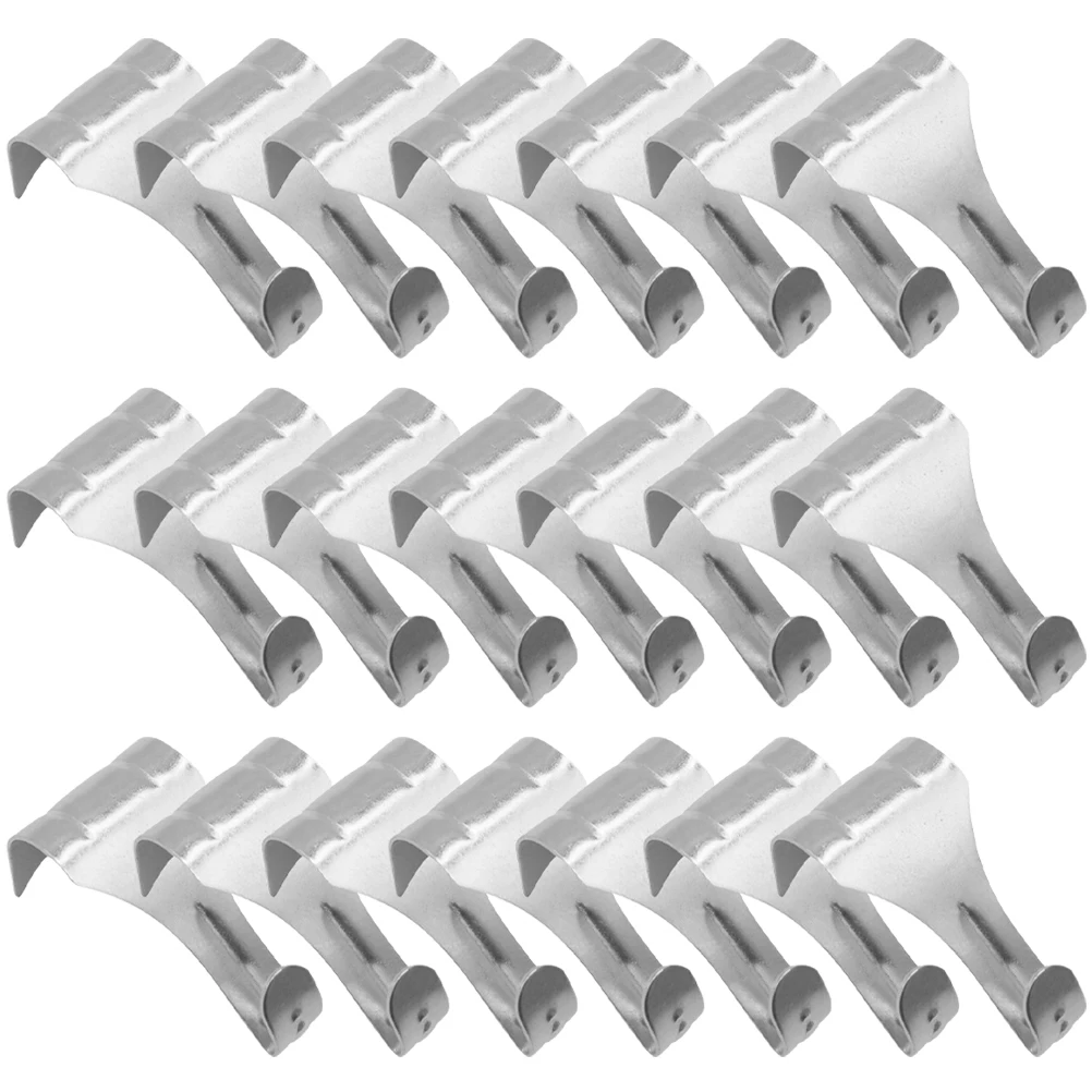 

20pcs Hooks Zinc Alloy Wall mounted Strong Capacity for Picture Hanging System Gallery Exhibitions Shop Decorations
