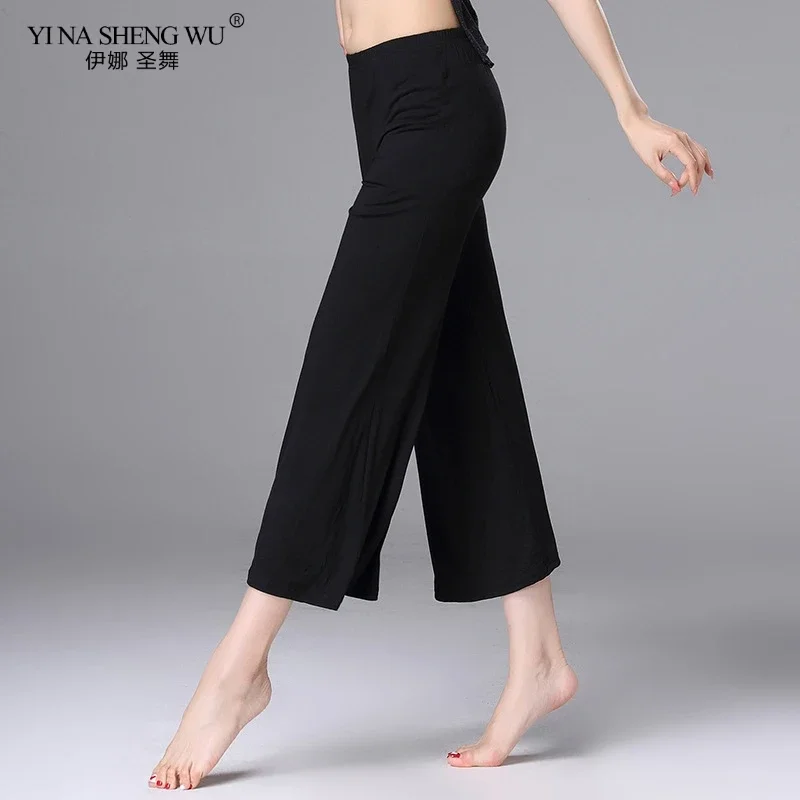 ملابس الرقص الشرقي النساء السراويل مشروط أزياء الرقص الشرقي المرنة سيدة فضفاضة بنطال ذو قصة أرجل واسعة/السراويل اقتصاص الرقص الشرقي النساء