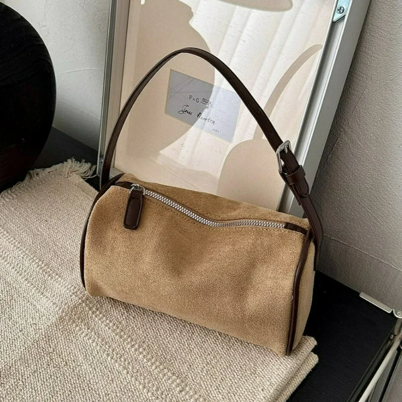 Fashion Matte PU Leather Crossbody Bag, Retro and Elegant Handbag, Versatile and Practical Crossbody or Shoulder Bag for Women