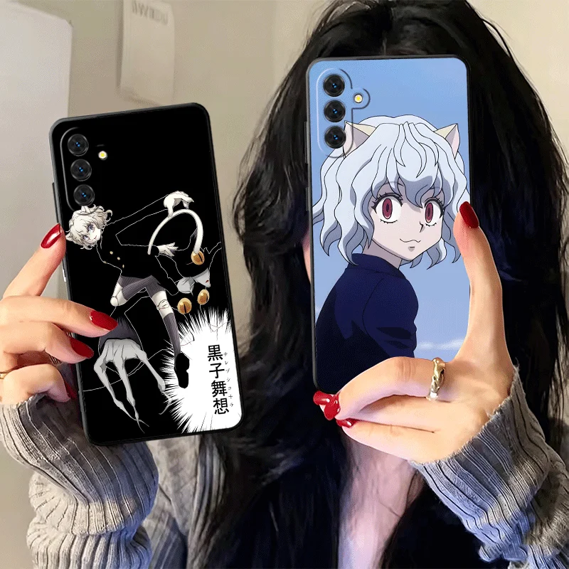Soft Silicone Phone Case for Samsung A17 A16 A15 A14 A13 Hunter X-Hunters Pitou Shell A57 A56 A55 A54 A53 A37 A36 A27 A26 A35 A2