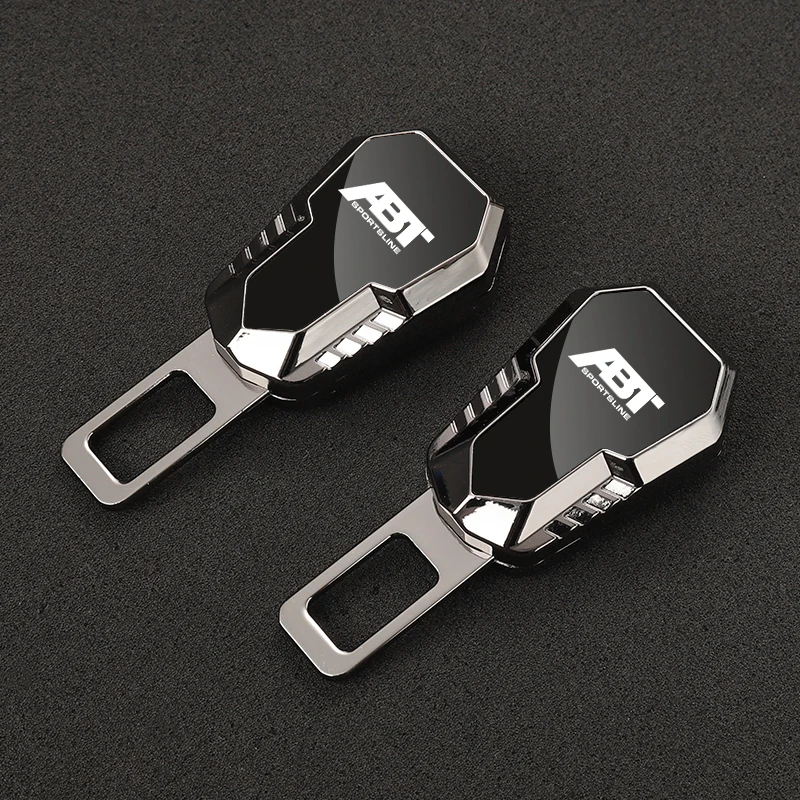 1pcs Automotive Metal Interior Products Seat Belt Extender Metal Carabiner Suitable For Audi ABT A6 A7 A8 S3 S5 S7 Q5 Q7